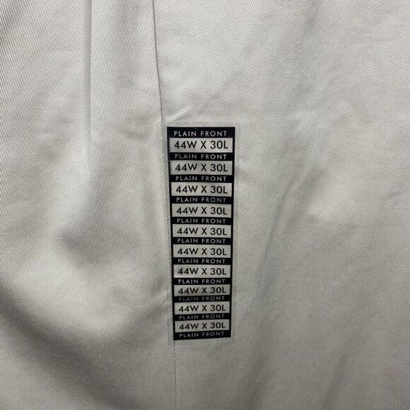 Jos A Bank Travelers Original Fit Cotton Pants Mens Size 44x30 Beige NWT $119 - Picture 5 of 8